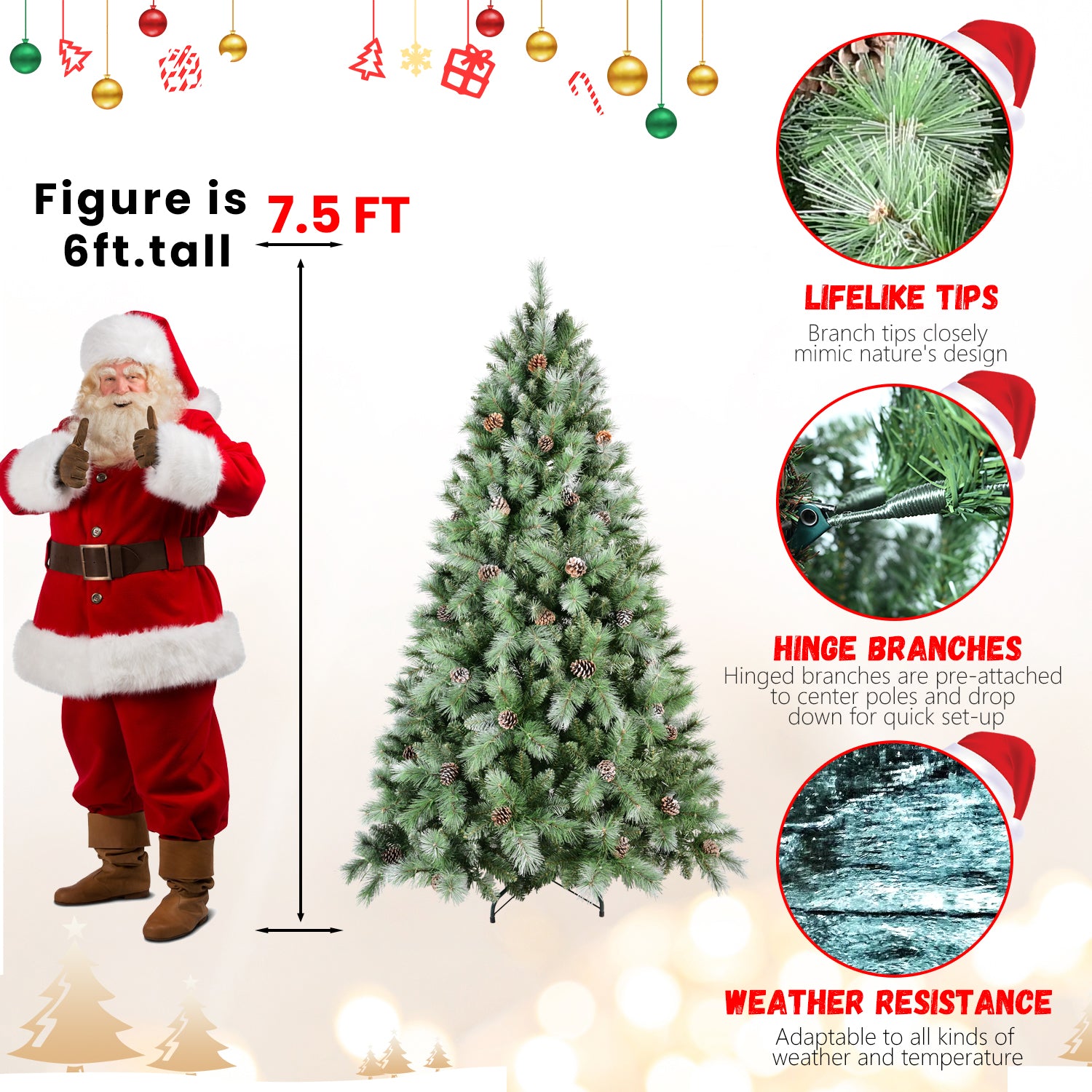 PVC Christmas Tree, Christmas Decorations
